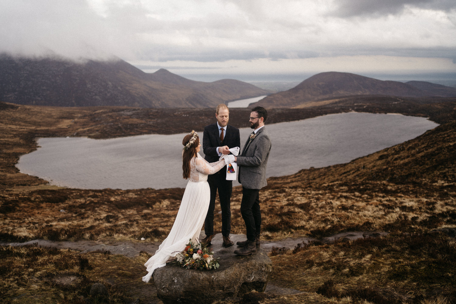 wedding ceremony Mourne Mountains Mourne Mountains Wedding Photography