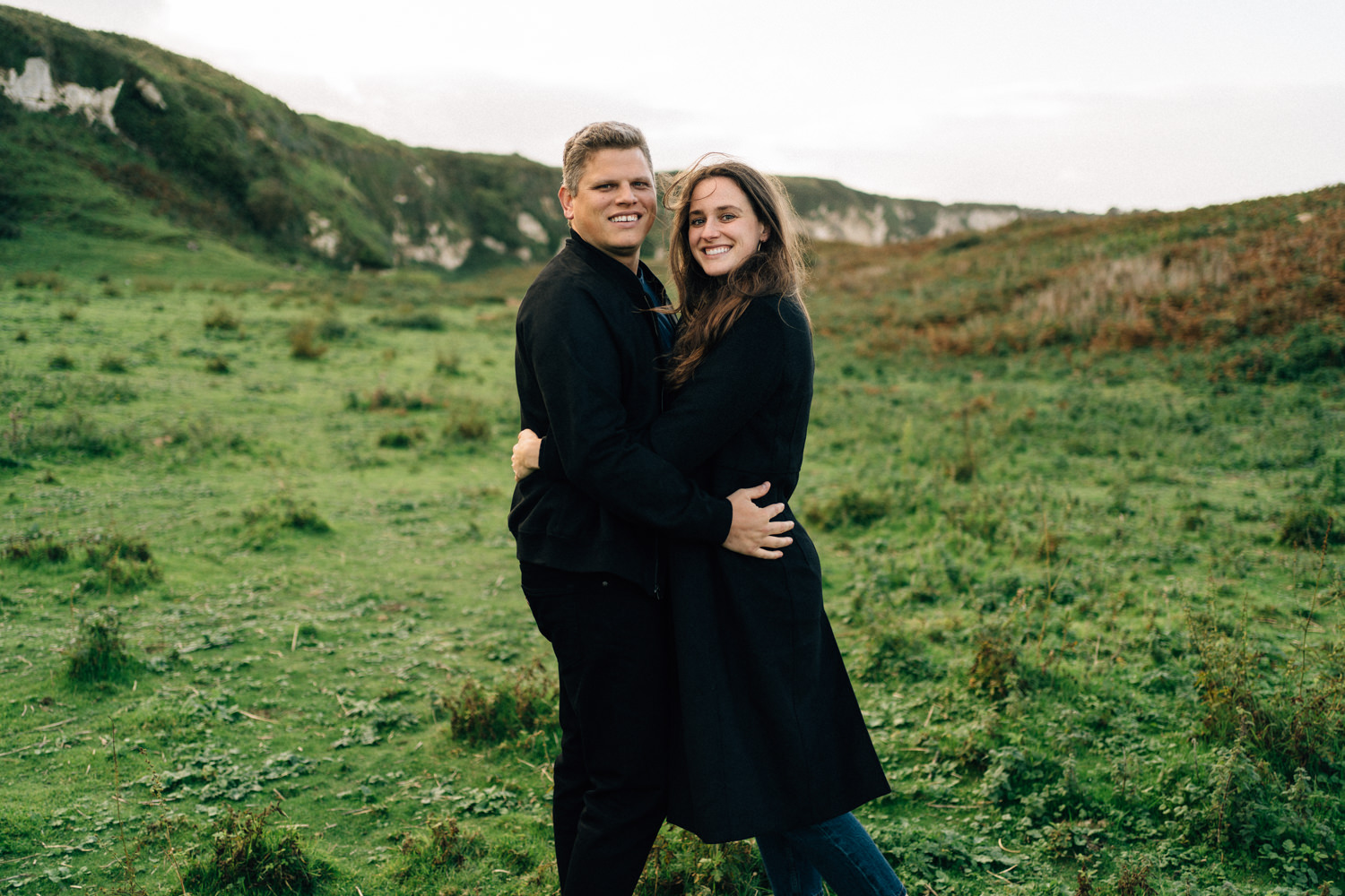 Couple holding each other Ireland Elopement Photographer - Couples Photographer