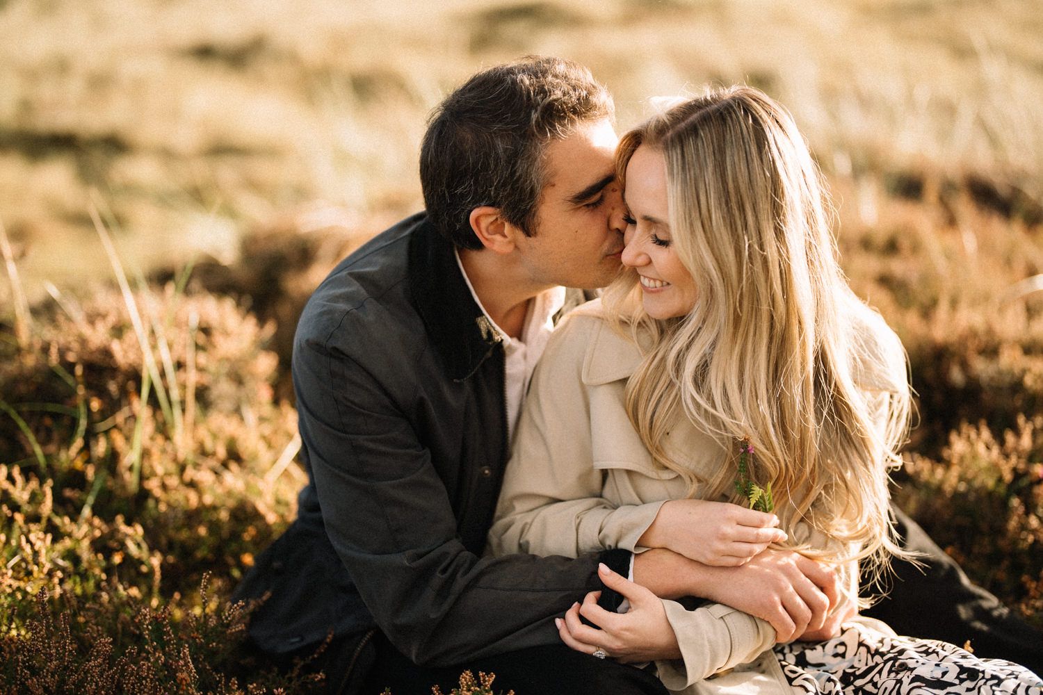 man-kissing-woman-with-blonde-hair-wedding-photographer-northern-ireland