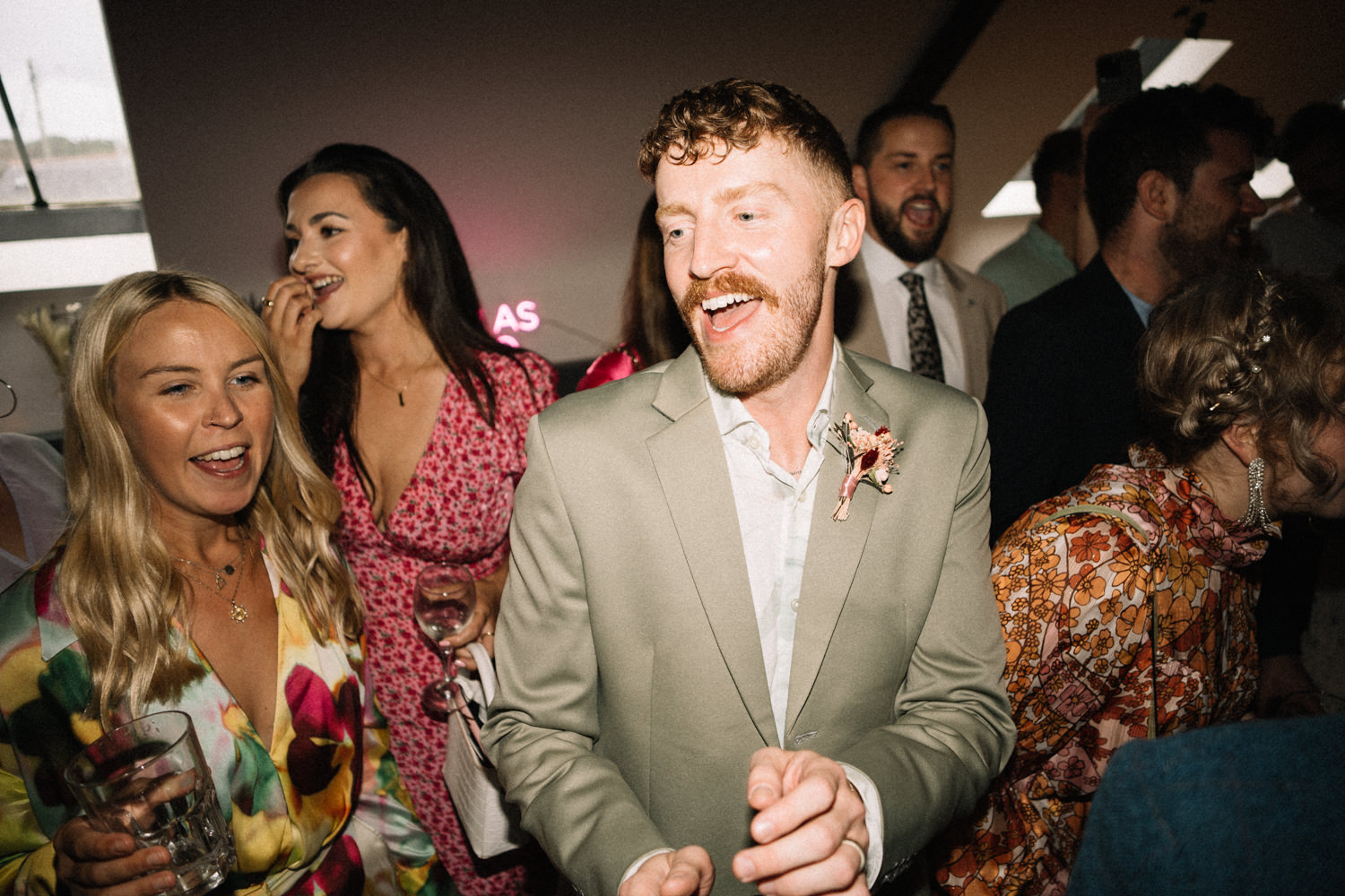 groom dancing LGBTQ Wedding Photographer Ireland